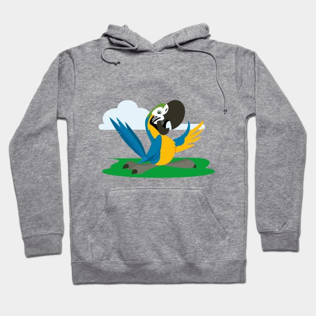 Blue Parrot Hoodie by Tshirts4t4